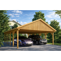 Prikker Carport Satteldach BSH 800 x 900cm