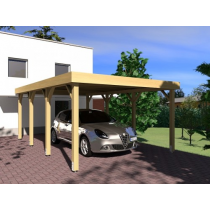 Prikker Carport Flachdach BSH 335 x 600cm