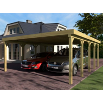 Prikker Carport Flachdach KDI 600 x 800cm