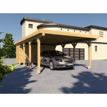 Prikker Carport Flachdach KDI 500 x 800cm GR