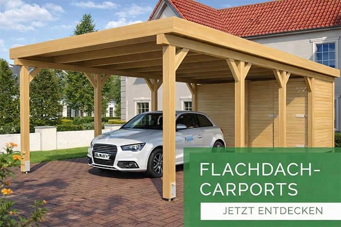 Flachdachcarports