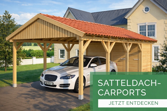 Satteldachcarports